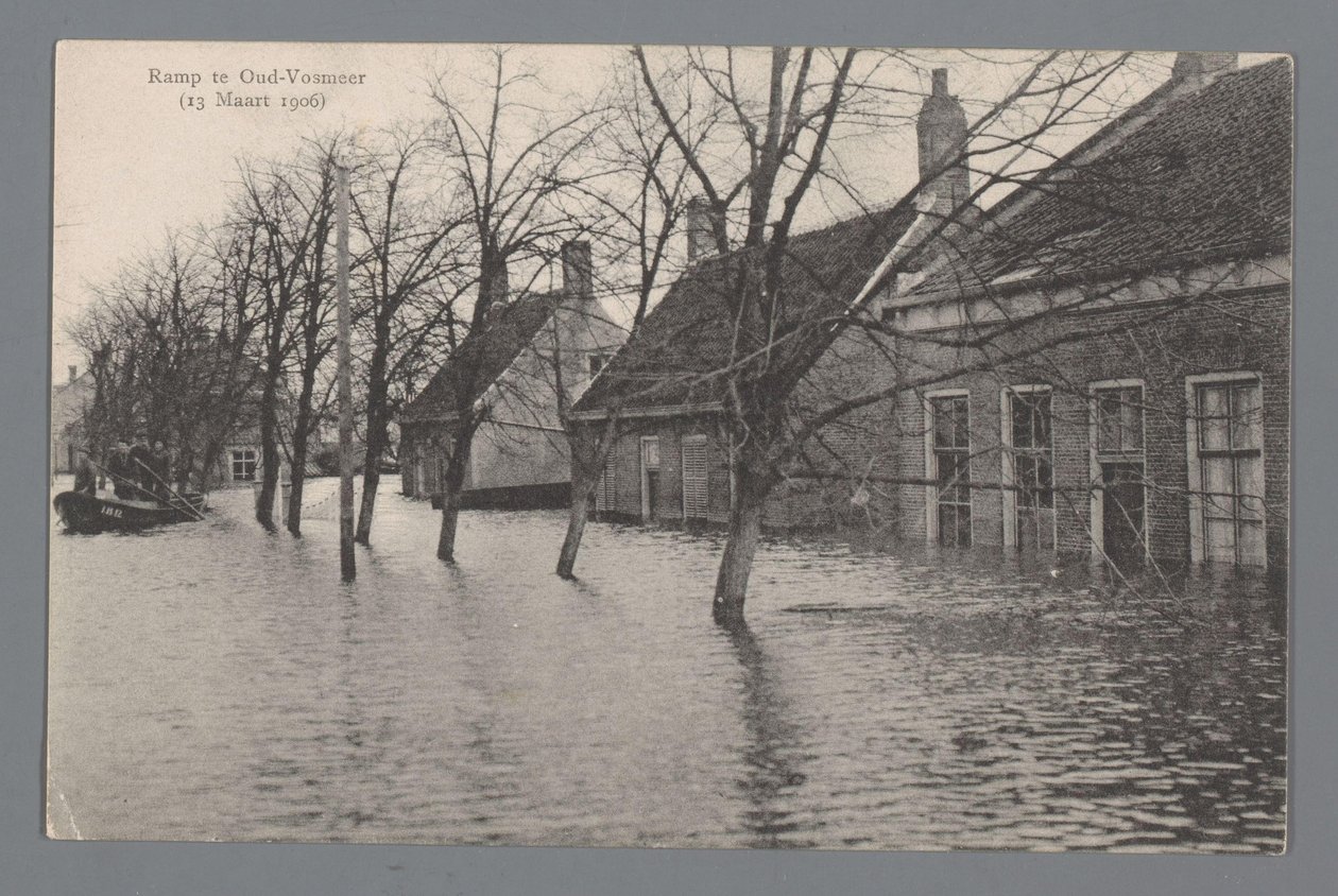 13 Mart 1906'da Oud-Vossemeer'de felaket by Gebroeders van Straaten