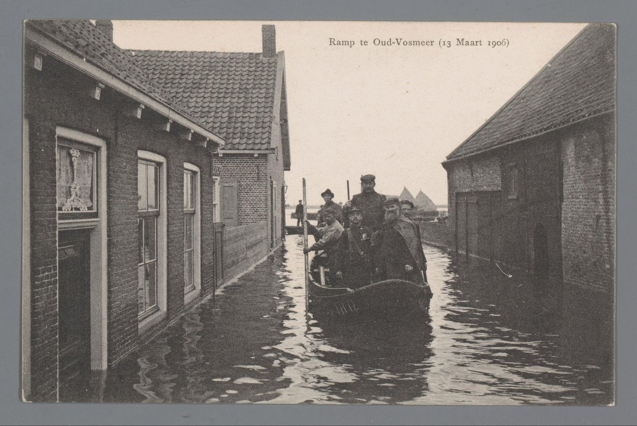 13 Mart 1906'da Oud-Vossemeer'de felaket by Gebroeders van Straaten