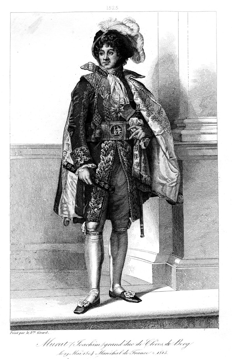 Joachim Murat 1767-1815, Fransa Mareşali, 1839. by Geille