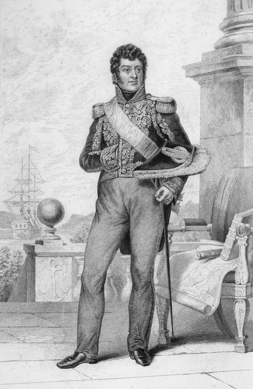 Laurent Jean Francois Truguet, 1804, 1839. by Geille