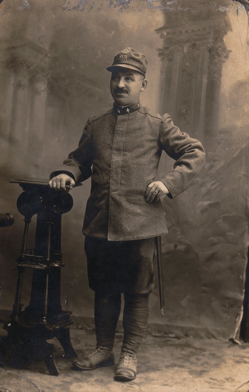 "GM R. Army (I. Dünya Savaşı)" albümü: 23. Alayın askerleri. Ülkeye göre üniformalı Bölgesel Milisler (s/b fotoğraf) by Gemmi Gemmi