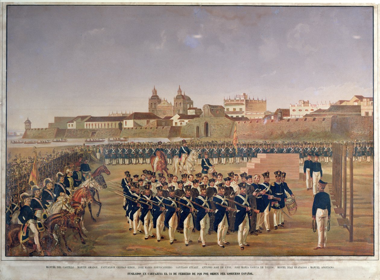 Pantaleon German de Ribon ve 8 arkadaşının 24 Şubat 1816