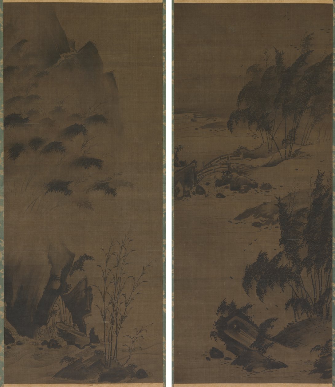 Bambu Yağmurda; Rüzgarda Bambu by Genga