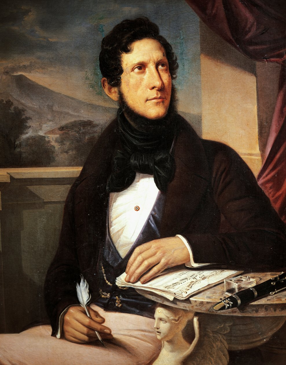 Gaetano Donizetti'nin Portresi (Bergamo by Gennaro Ruo