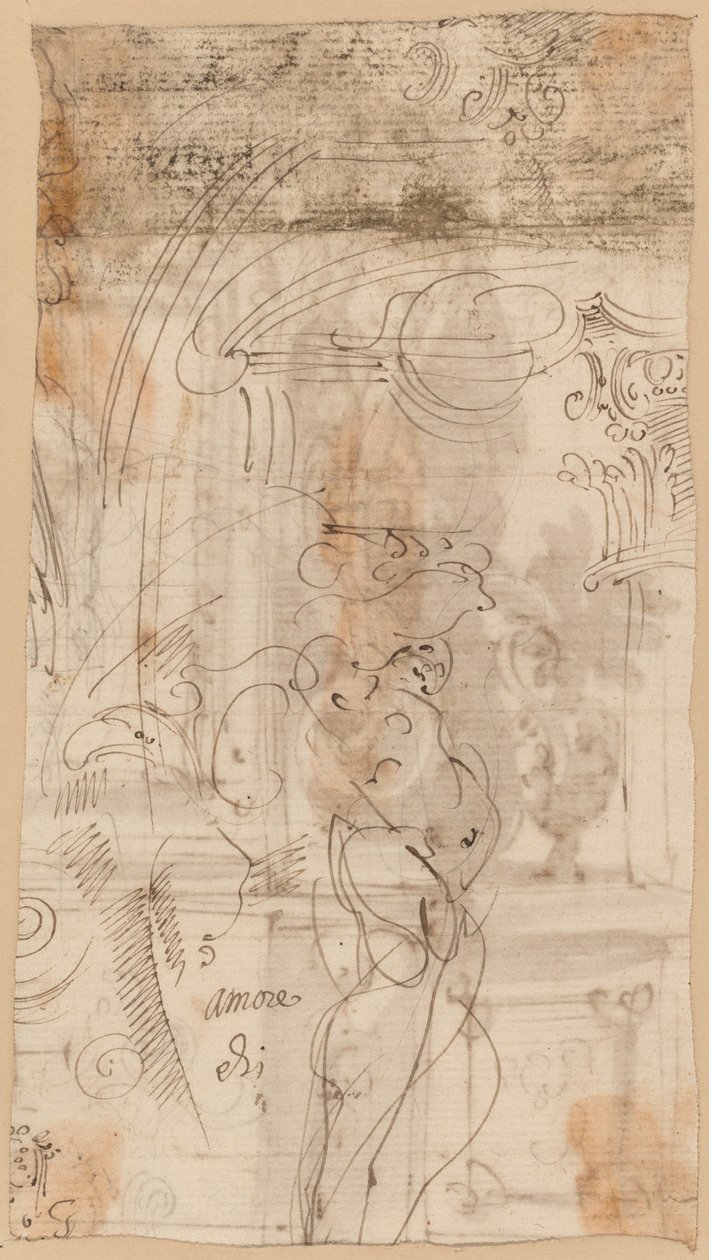 Atlantidli Bir Mimari Çalışma by Genoese 17th Century