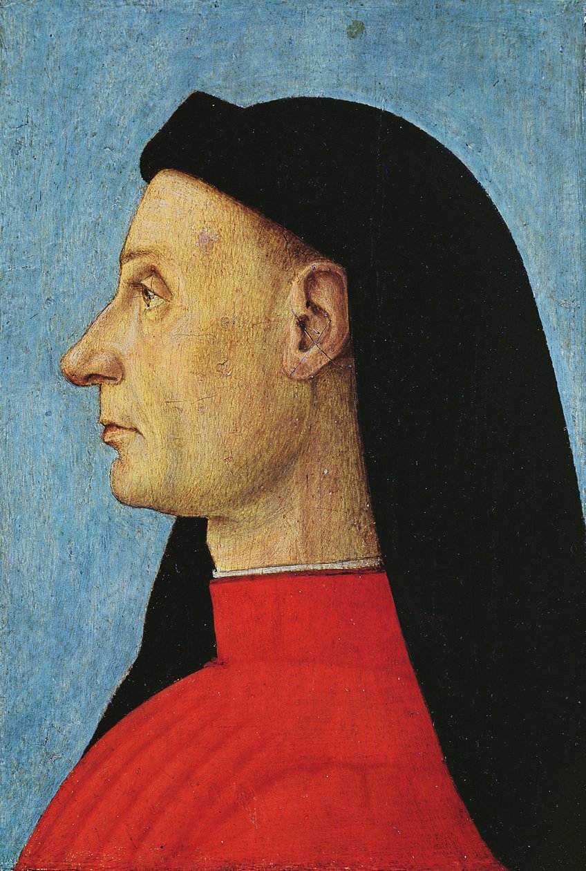 Bir Adamın Portresi by Gentile Bellini