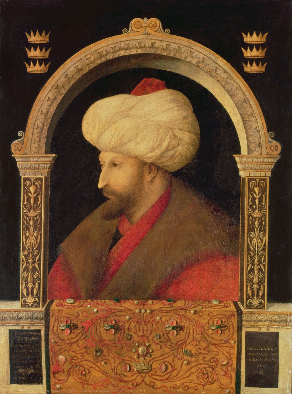 Sultan II. Mehmet (1432-81) 1480 by Gentile Bellini