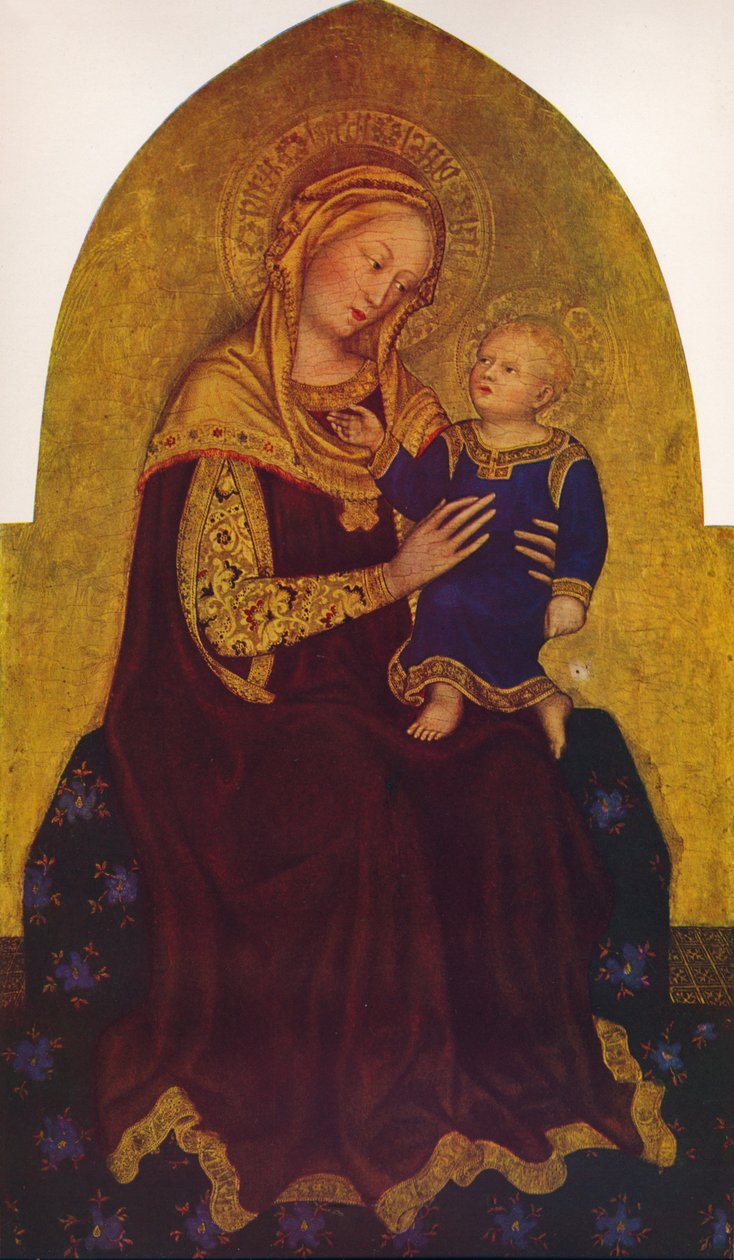 Madonna ve Çocuk, c1420 by Gentile da Fabriano