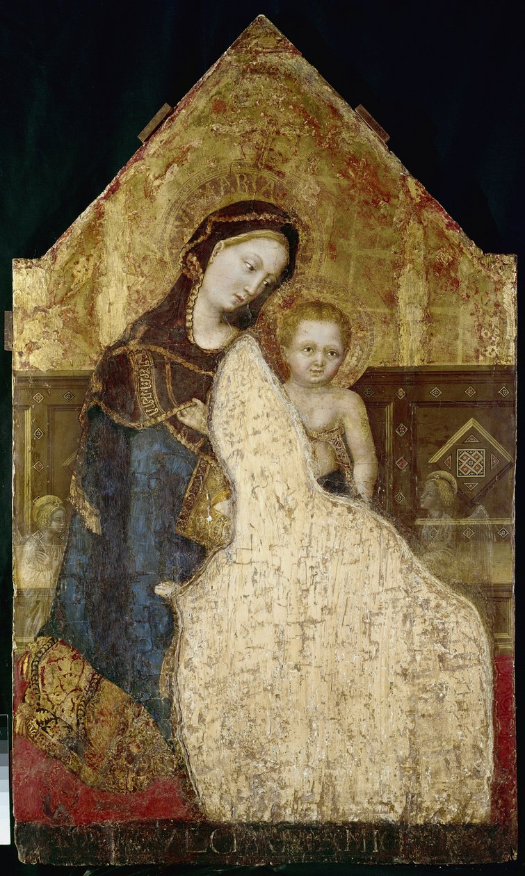 Çocuklu Bakire (panelde öfke by Gentile da Fabriano
