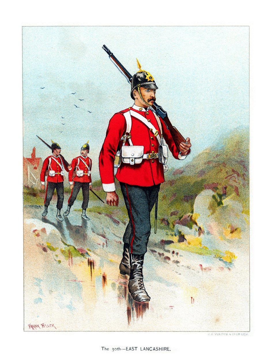 30. Doğu Lancashire, c1890. by Geoffrey Douglas Giles