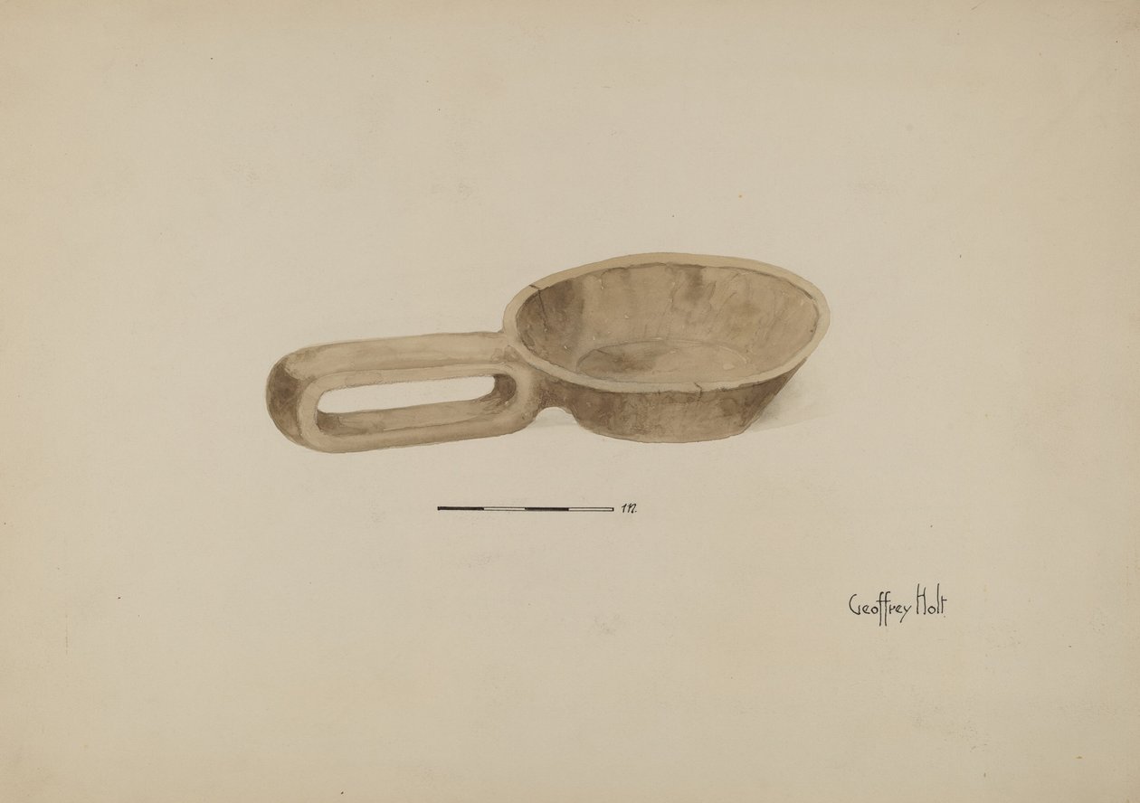 Yağlı Ahşap Kepçe by Geoffrey Holt