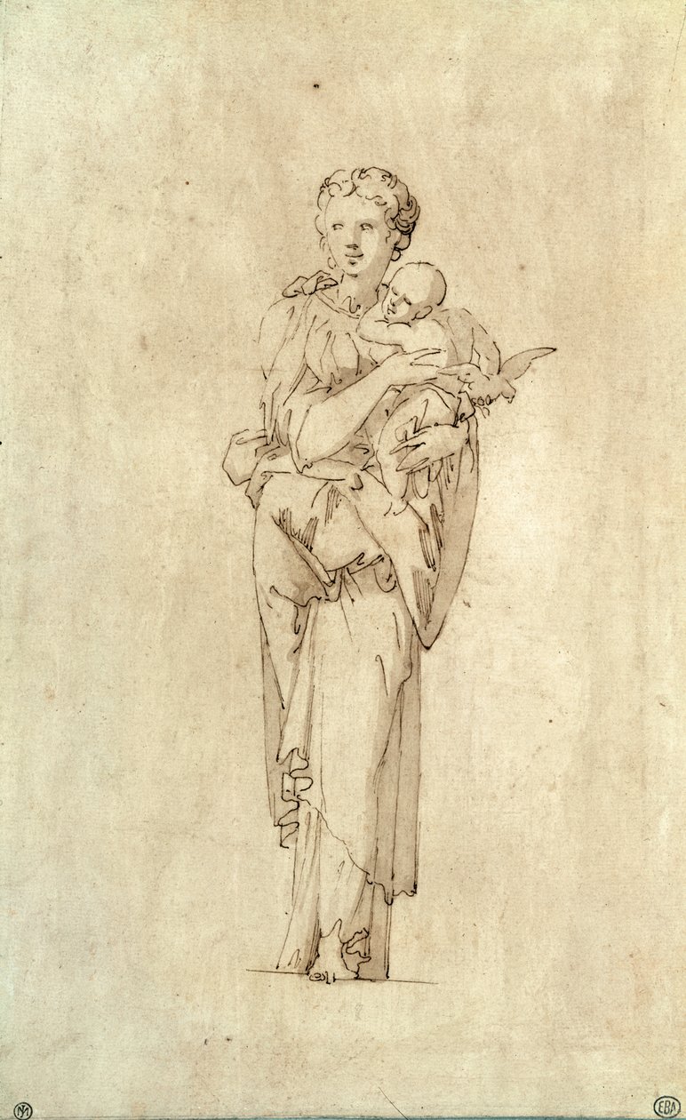Charity, or the Virgin and Child  by Geoffroy Dumonstier