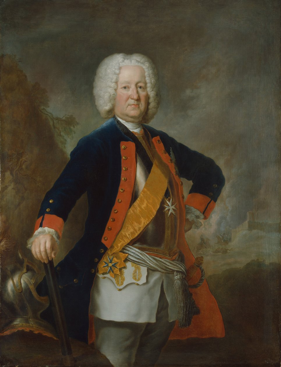 Mareşal Kont Finck von Finckenstein by Georg David Matthieu