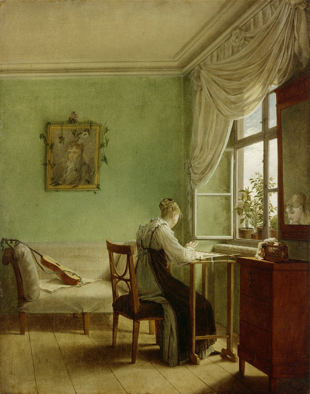 Kadın Nakış, 1812 by Georg Friedrich Kersting