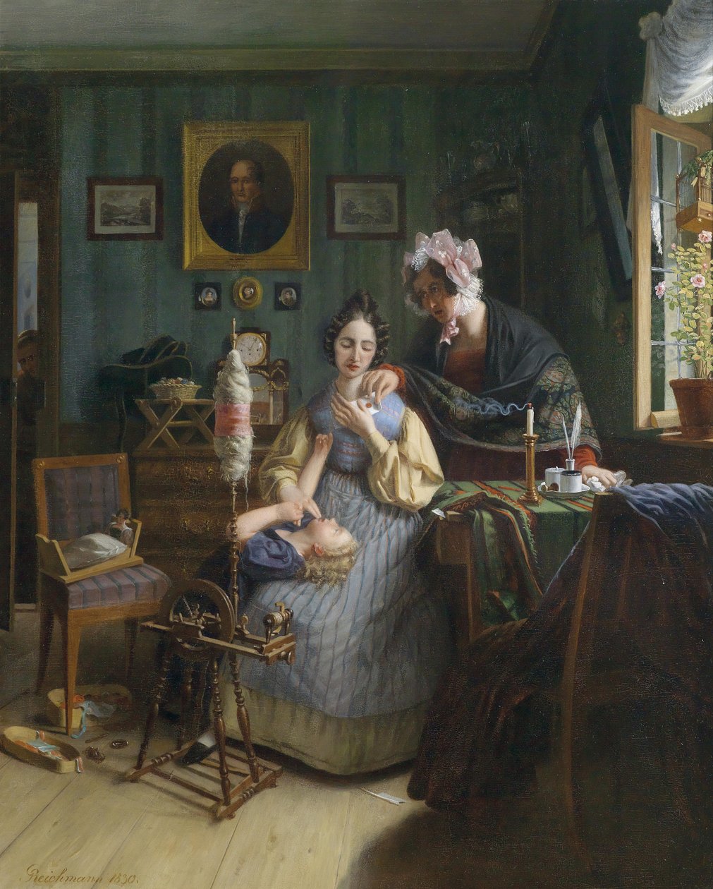 Kulak misafiri dönen by Georg Friedrich Reichmann