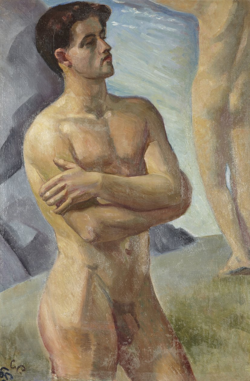 banyo erkekler by Georg Vilhelm Pauli