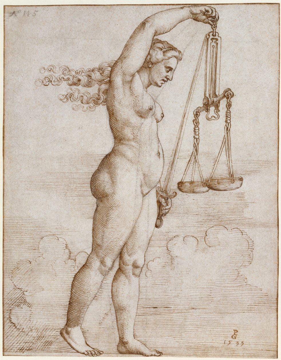 Adalet Alegorisi by Georg Pencz