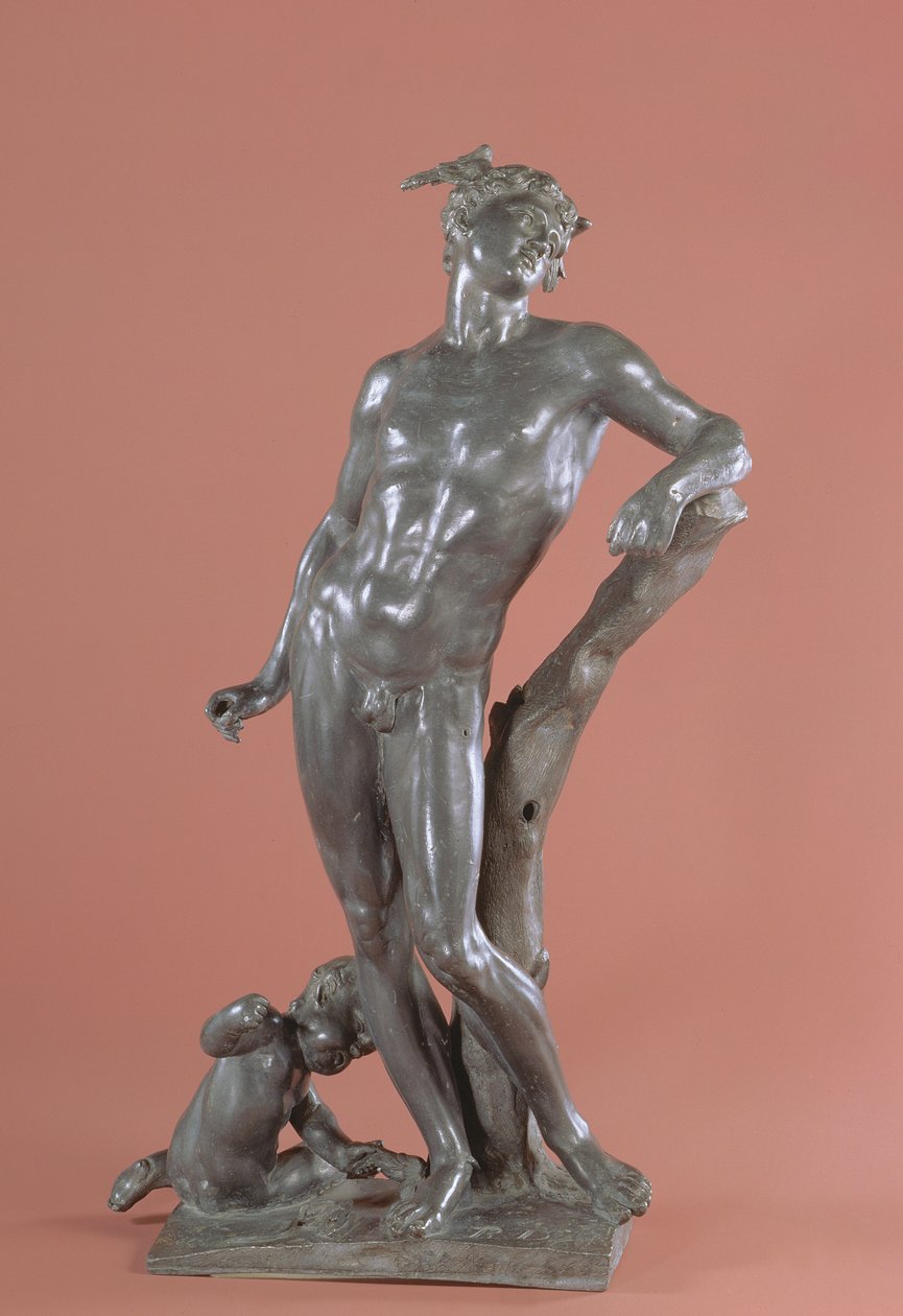 Merkür ve Amor (bronz) by Georg Raphael Donner