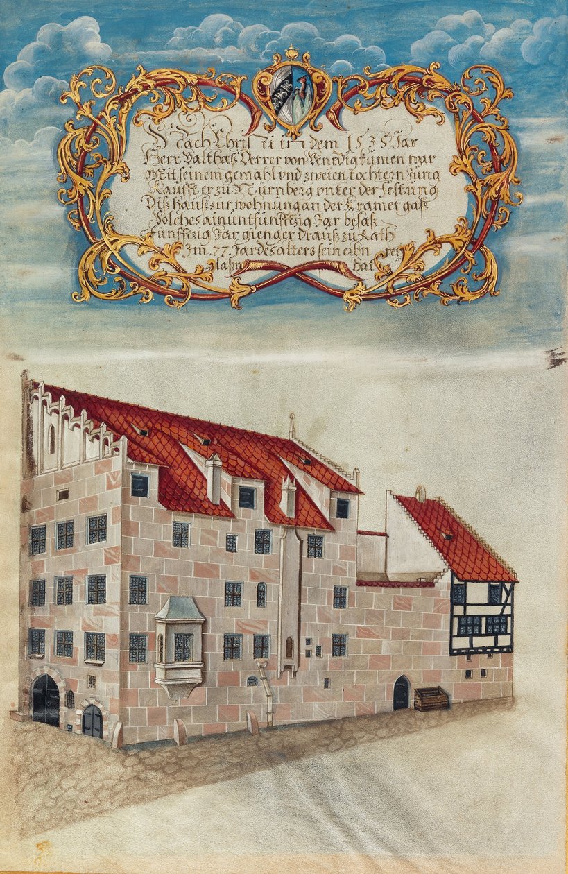 Derrer Ailesinin Nürnberg Rezidansı by Georg Strauch