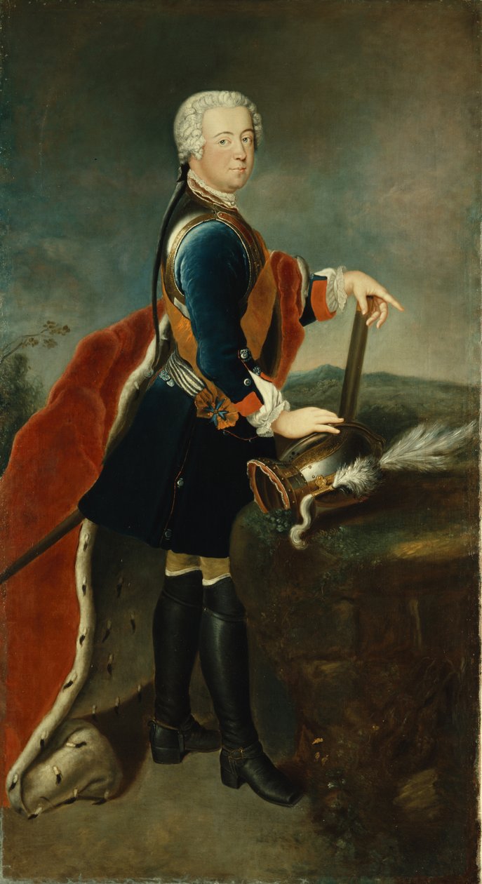 Veliaht Prens Frederick II, c.1736 by Georg Wenzeslaus von Knobelsdorff