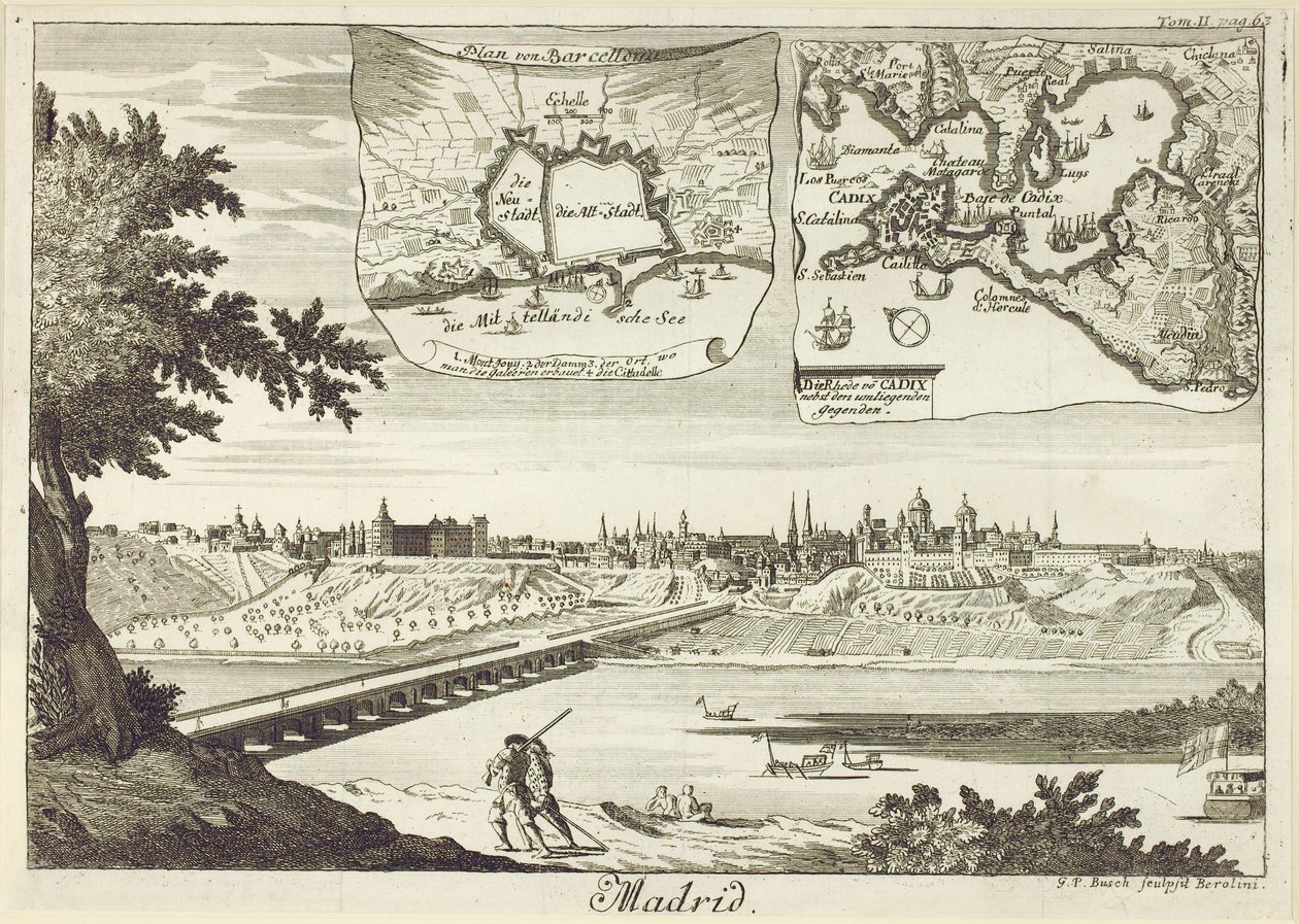 Madrid Panoraması by Georg Paul Busch