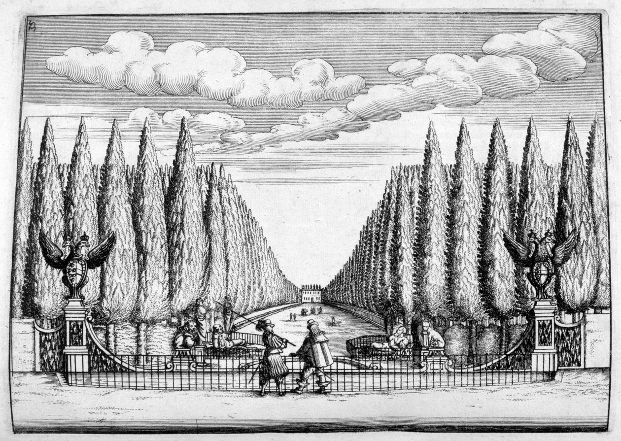 Şato ve bahçe tasarımı, 1664 by Georg Andreas Bockler