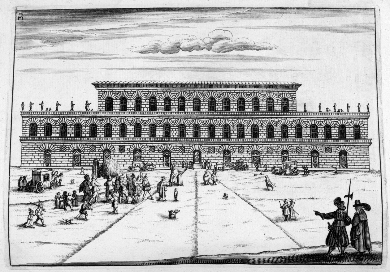 Şato tasarımı, 1664 by Georg Andreas Bockler