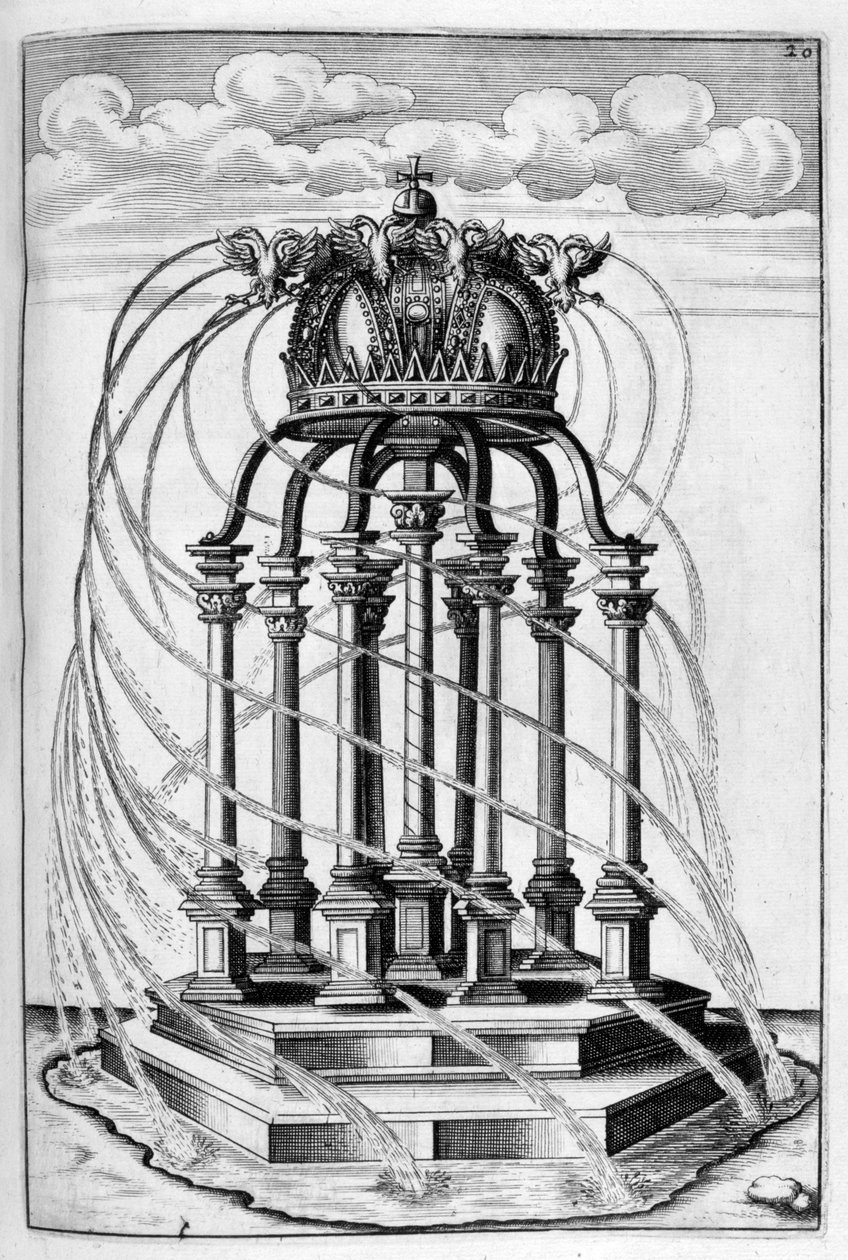 Çeşme tasarımı, 1664 by Georg Andreas Bockler