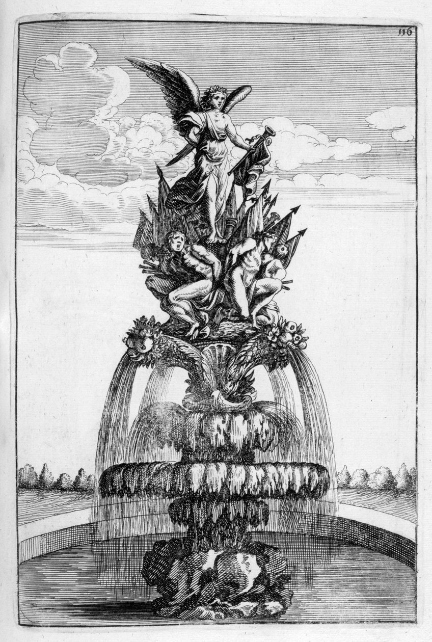 Çeşme tasarımı, 1664 by Georg Andreas Bockler