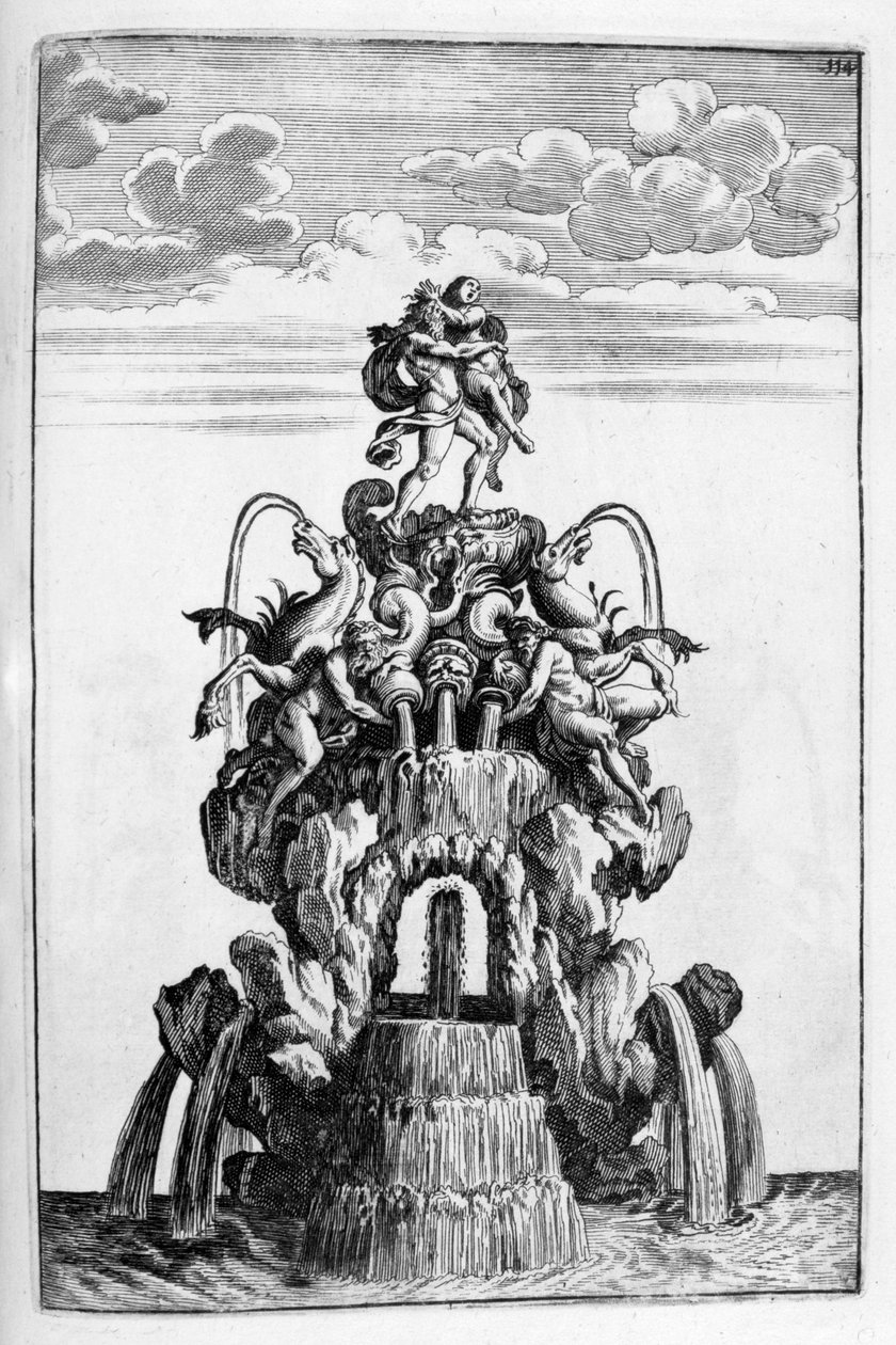 Çeşme tasarımı, 1664 by Georg Andreas Bockler