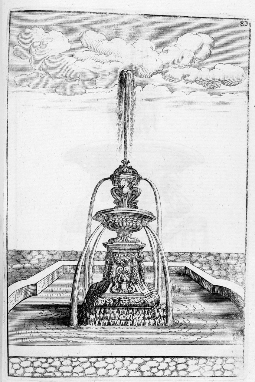 Çeşme tasarımı, 1664 by Georg Andreas Bockler