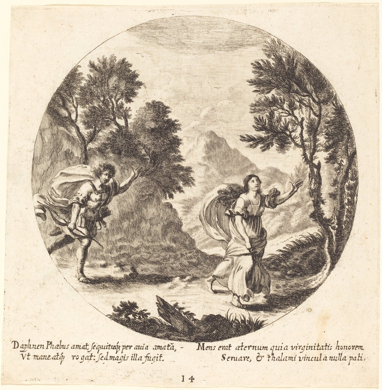 Apollon ve Defne by Georg Andreas Wolfgang the Elder