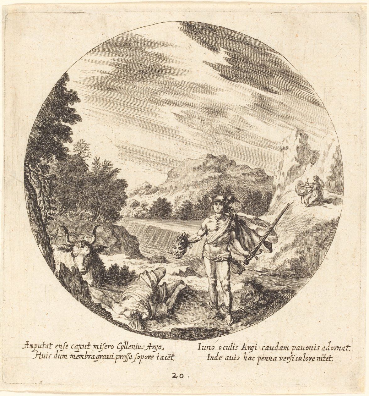 Merkür Öldüren Argus by Georg Andreas Wolfgang the Elder
