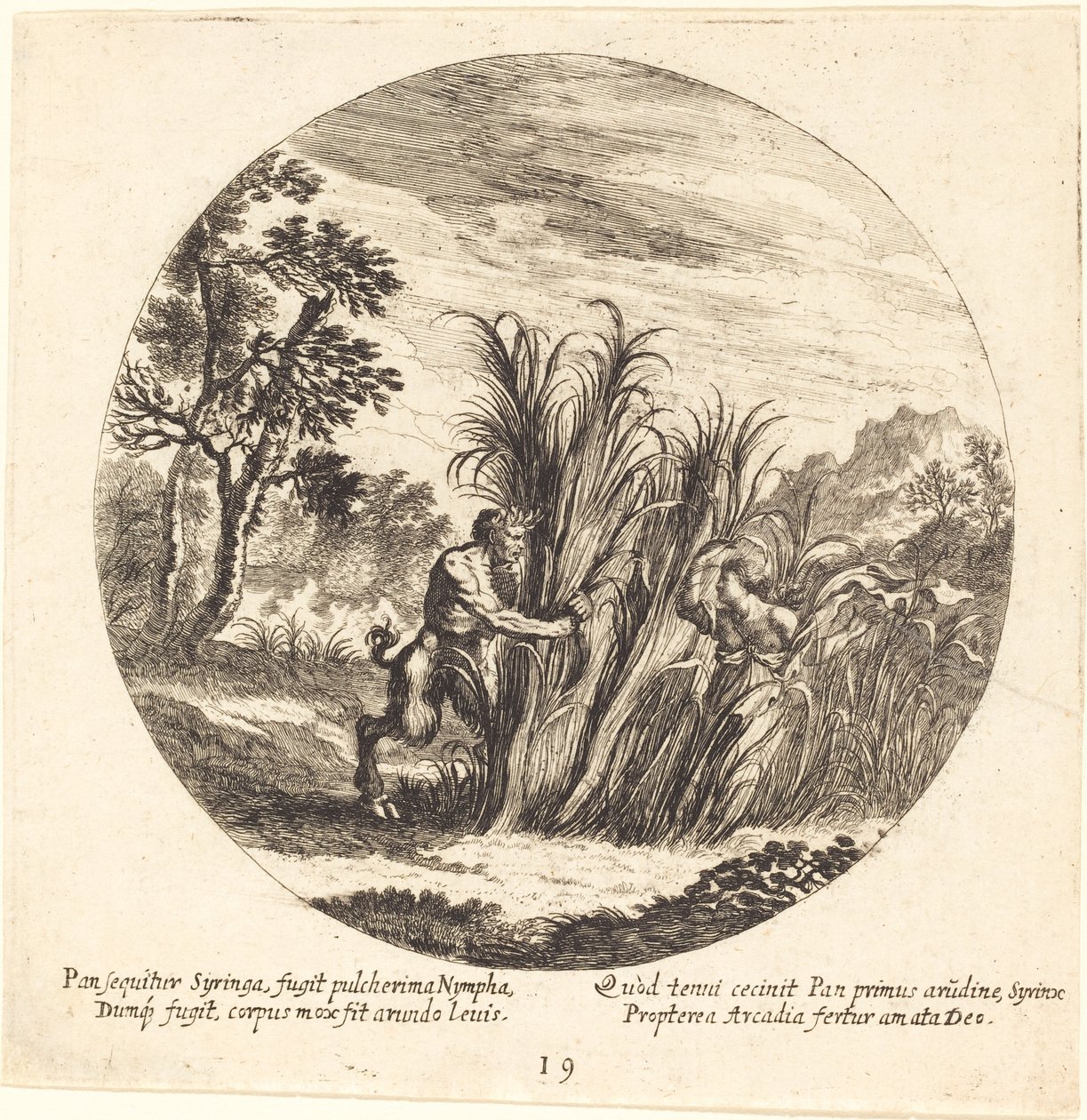 Pan ve Sirinks by Georg Andreas Wolfgang the Elder