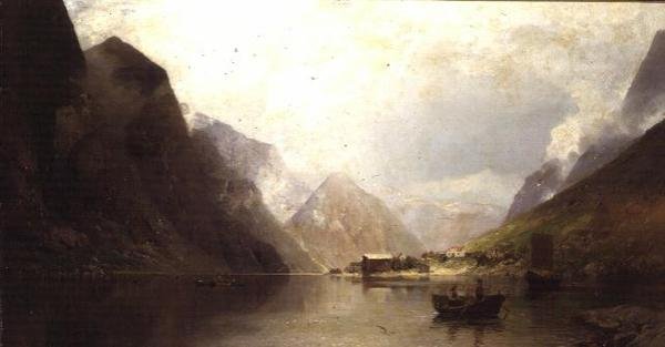 bir fiyort by Georg Anton Rasmussen