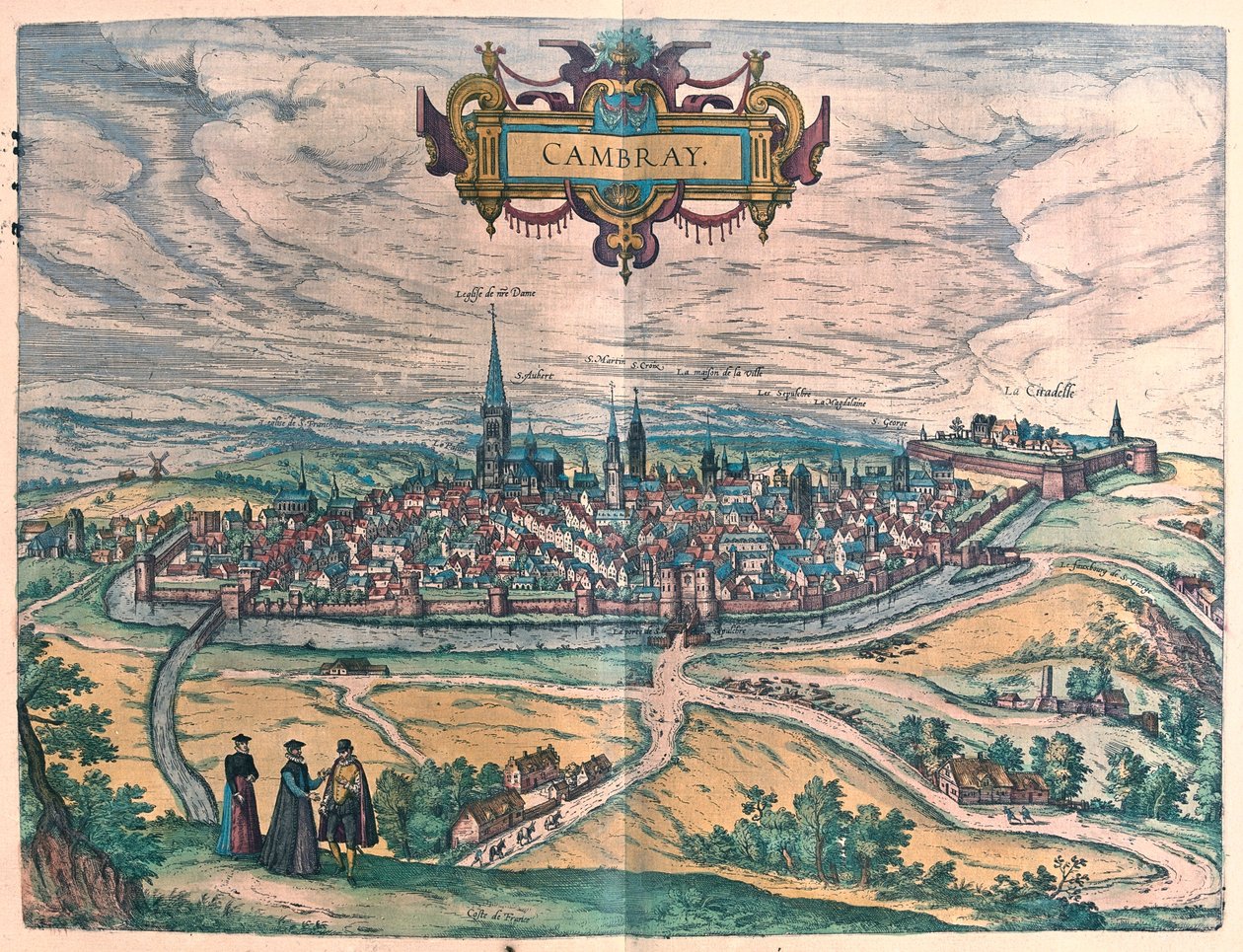 Cambrai, Fransa - Georg Braun