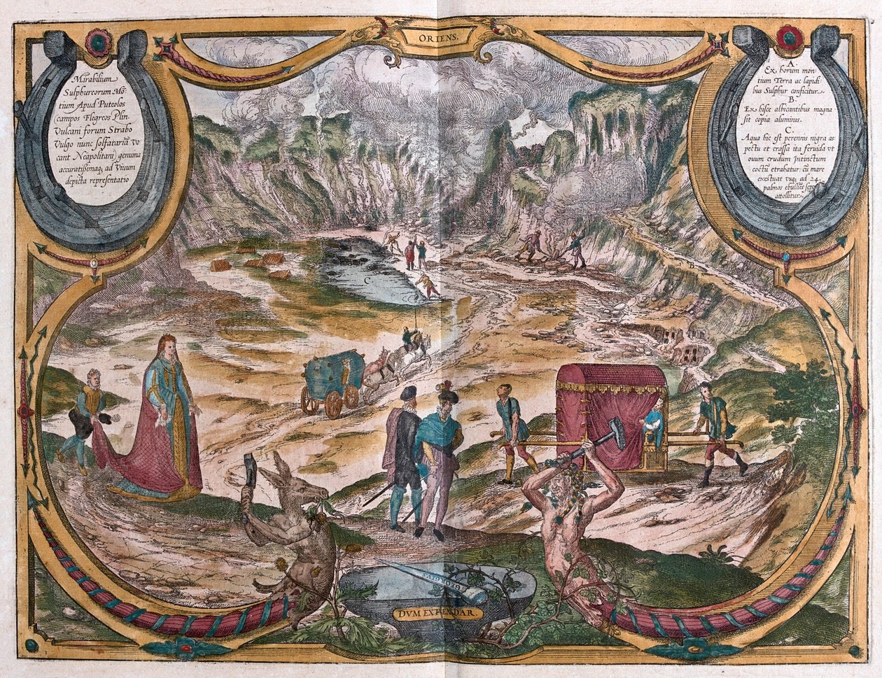 Campi Flegrei - Solfatara di Napoli, İtalya, Georg Braun