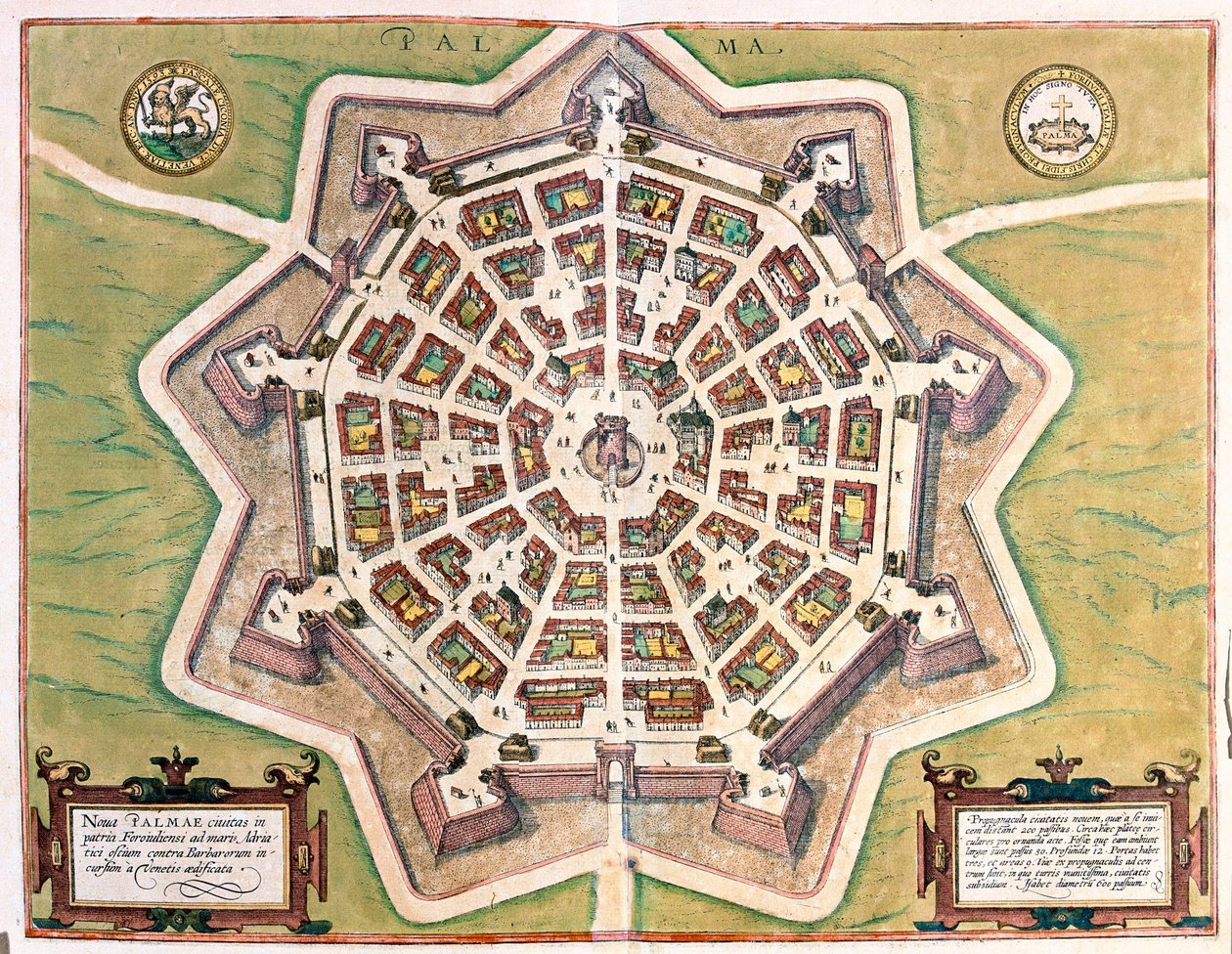 Arka planda Etna Dağı ile Katanya, İtalya- Georg Braun