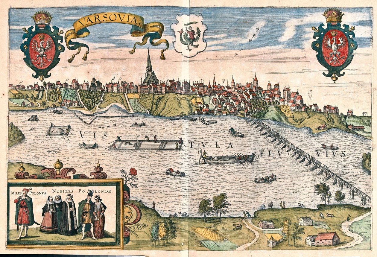 Varsavia, Polonya - Georg Braun