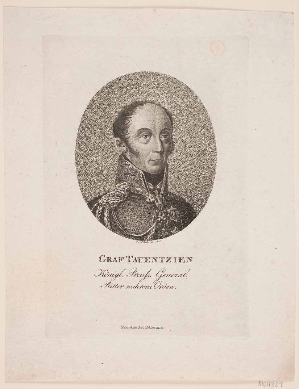 Mezar Tauentzien by Georg Christian Schule