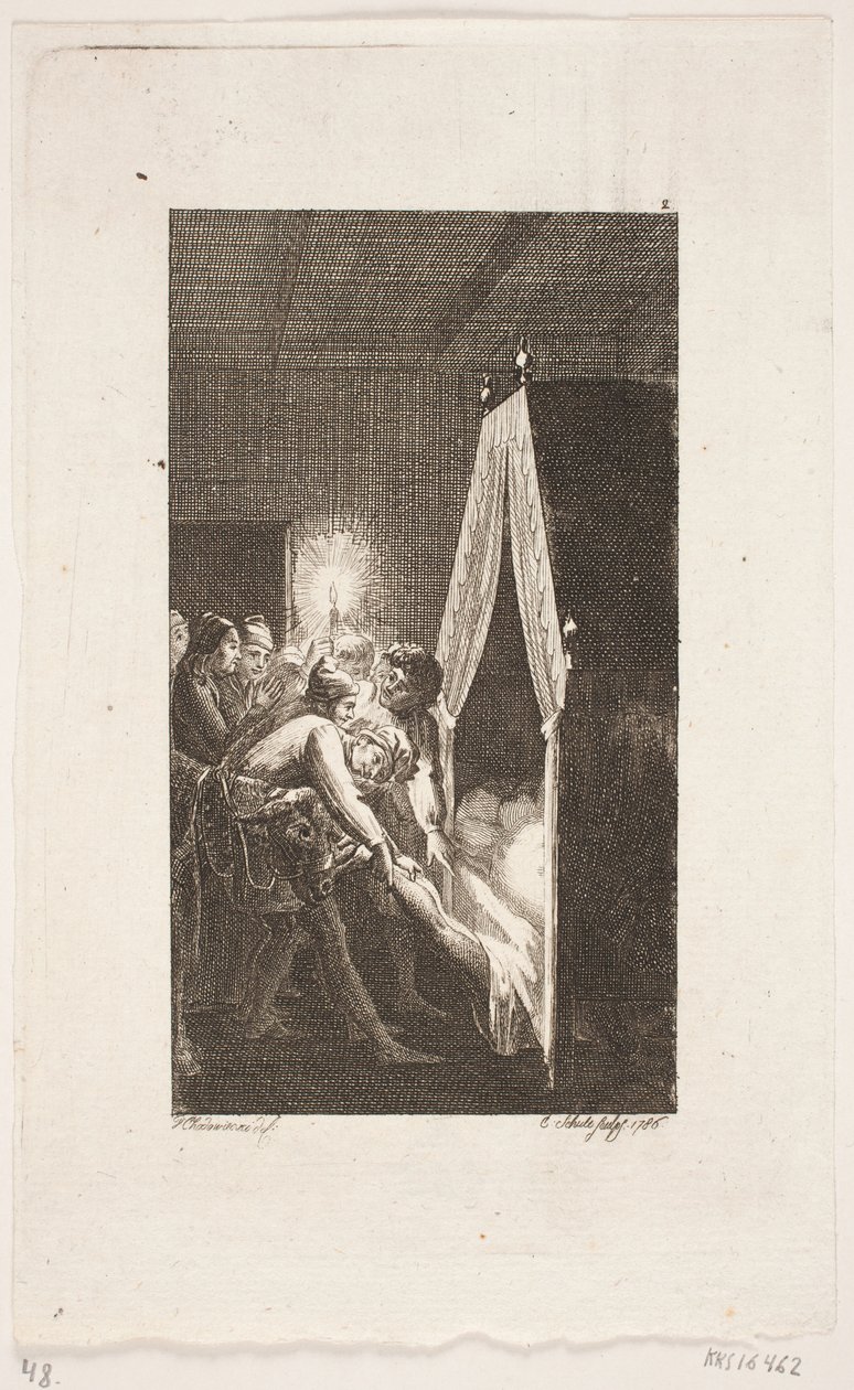 Smollett "Peregrine Turşu Etkinlikleri" için başlık skeci by Georg Christian Schule