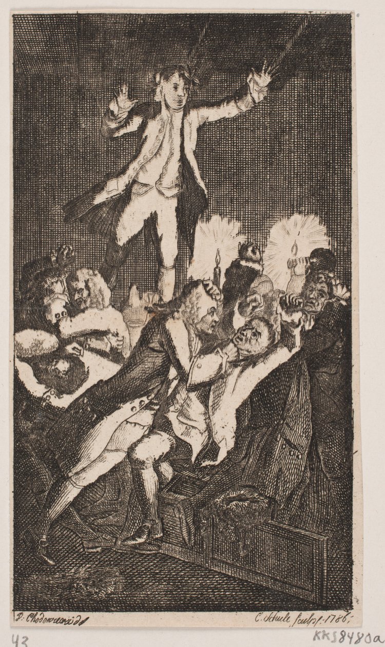 Smollett "Peregrine Turşu Etkinlikleri" için başlık skeci by Georg Christian Schule