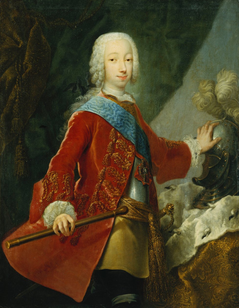 Bir Beyefendinin Portresi, Muhtemelen Büyük Dük Peter Fedorovich, Daha Sonra Çar III. ile birlikte by Georg Christoph Grooth