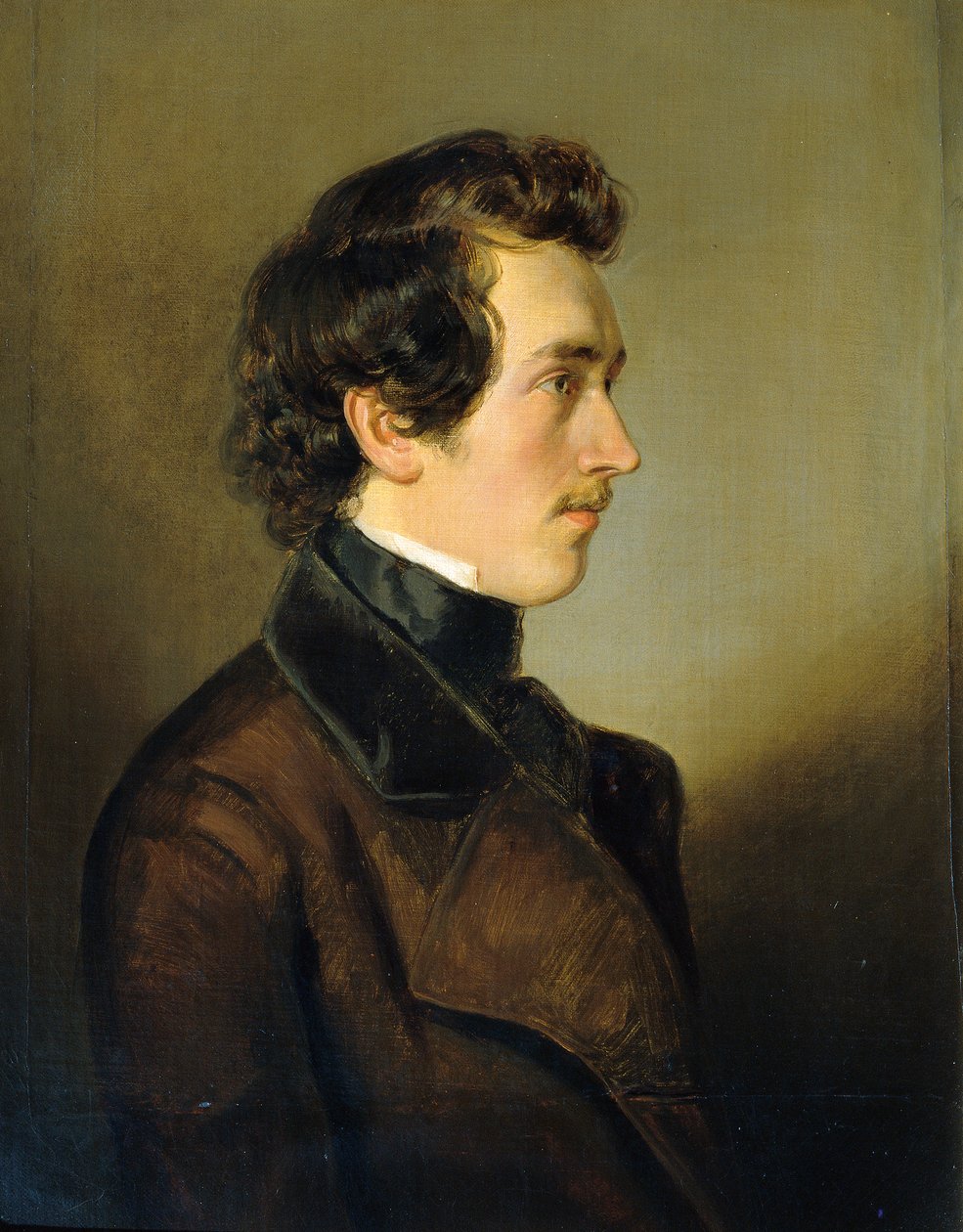 Ressam Leopold Brunner the Elder daha genç by Georg Decker
