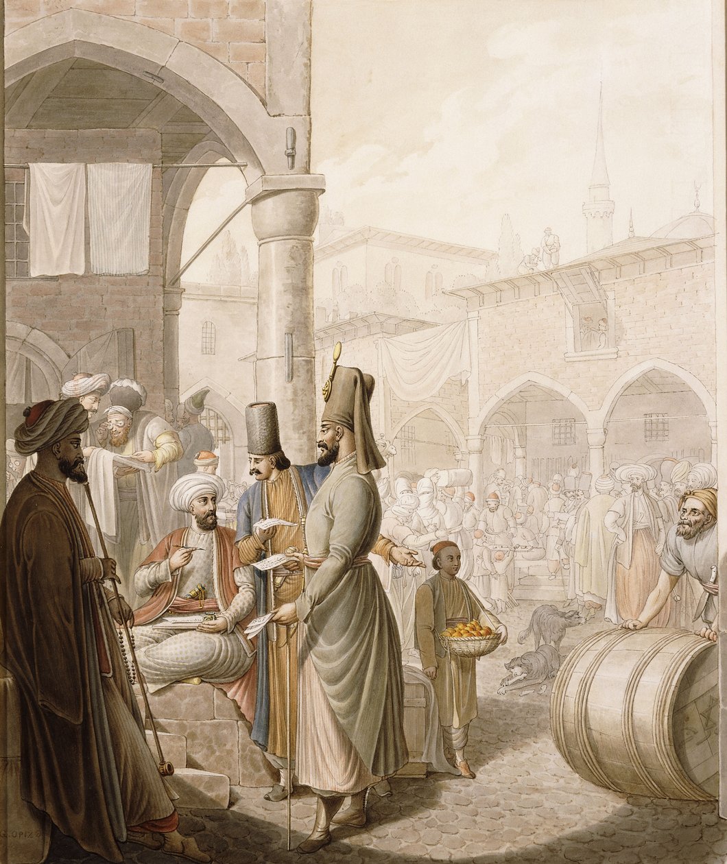 Çarşıda, by Georg Emanuel Opitz