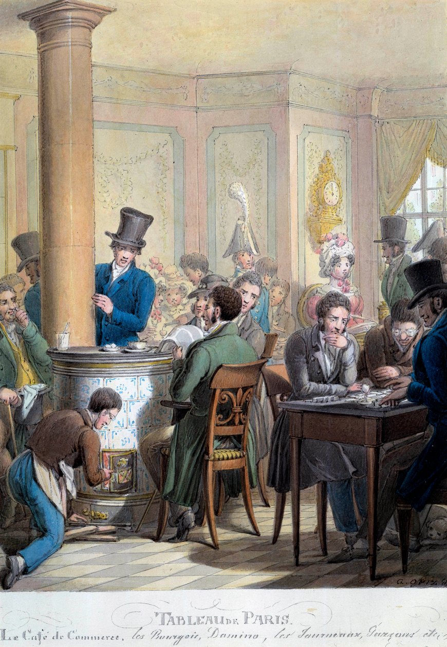 Paris Tablosu: Cafe du Commerce