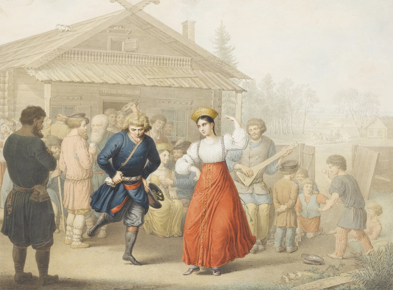 Bir Taverna Dışında Eğlence by Georg Emanuel Opiz