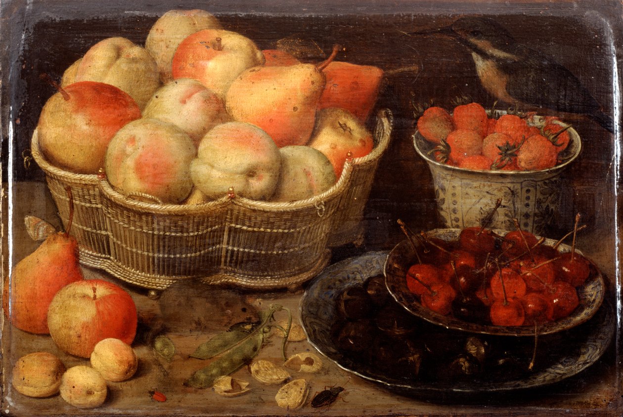 Meyveli Natürmort, 16. yüzyıl sonu 17. yüzyıl başı by Georg Flegel
