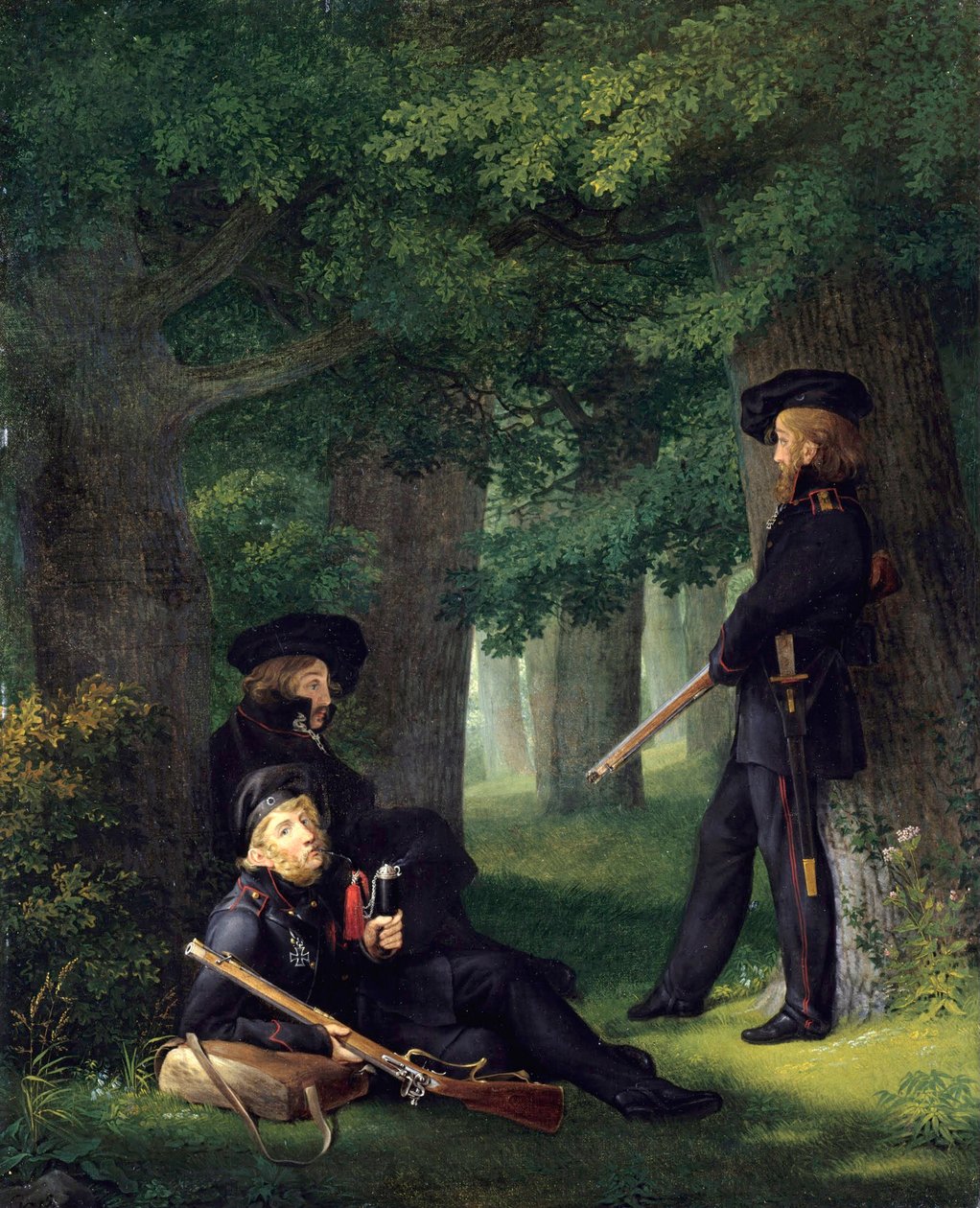 Karakol Görevi 1815 by Georg Friedrich Kersting