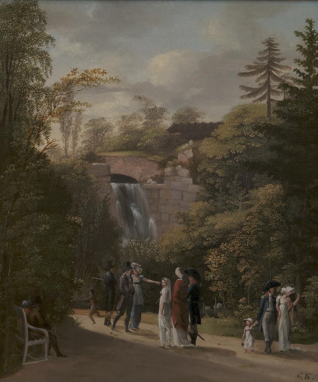 Kopenhag yakınlarındaki Frederiksberg Garden